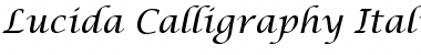 Lucida Calligraphy Italic