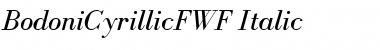 BodoniCyrillicFWF Italic