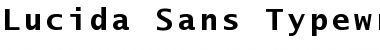 Lucida Sans Typewriter Font