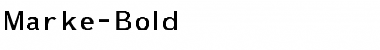 Download Marke-Bold Font