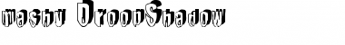 mashy DroopShadow Regular Font