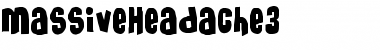 Download MassiveHeadache3 Font