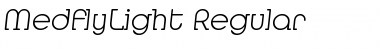 MedflyLight Regular Font