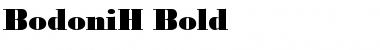 BodoniH Bold Font