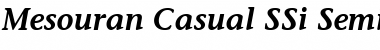 Mesouran Casual SSi Semi Bold Italic Font