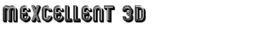Mexcellent 3D Font