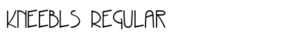 Kneebls Regular font free download