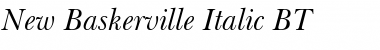 NewBskvll BT Italic Font