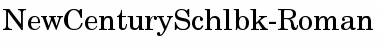 NewCenturySchlbk-Roman Regular Font
