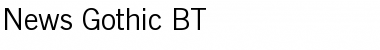 Download NewsGoth BT Font