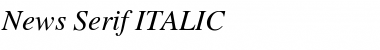 Download News Serif Font