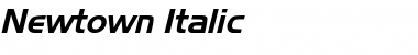 Newtown Italic Font