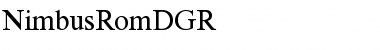 NimbusRomDGR Font