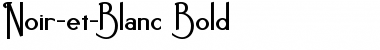 Noir-et-Blanc Bold Font