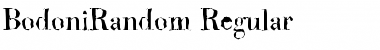 BodoniRandom Font