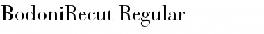 BodoniRecut Regular Font