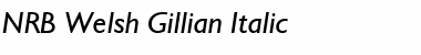 NRB Welsh Gillian Italic Font
