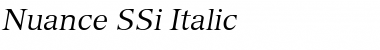 Nuance SSi Italic