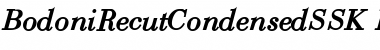 BodoniRecutCondensedSSK Bold Italic