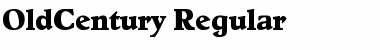 OldCentury Regular Font