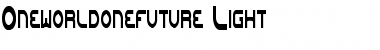 Download Oneworldonefuture Font