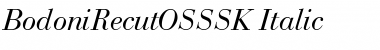 BodoniRecutOSSSK Italic