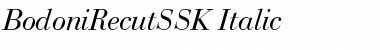 BodoniRecutSSK Italic