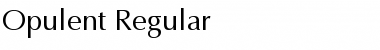 Opulent Regular Font