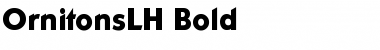 OrnitonsLH Bold Font