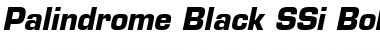 Palindrome Black SSi Bold Italic Font