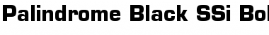 Palindrome Black SSi Bold Font