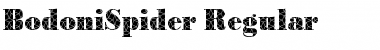 BodoniSpider Regular Font