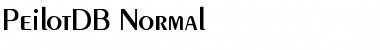 PeilotDB Normal Font