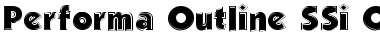 Download Performa Outline SSi Font