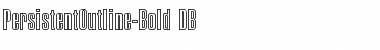 PersistentOutline DB Font