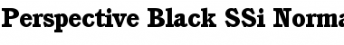 Perspective Black SSi Font