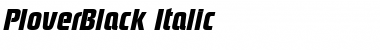 PloverBlack Italic