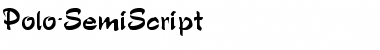 Polo-SemiScript Regular Font