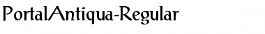 PortalAntiqua Regular Font