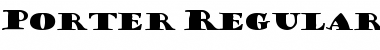 Porter Regular Font