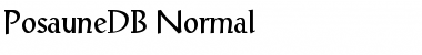PosauneDB Normal Font