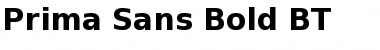 PrimaSans BT Bold Font