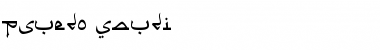 Psuedo Saudi Regular Font