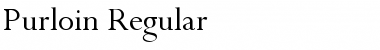 Purloin Regular Font