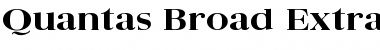 Quantas Broad Extrabold Font