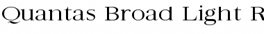 Download Quantas Broad Light Font