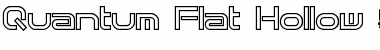 Quantum Flat Hollow (BRK) Regular Font
