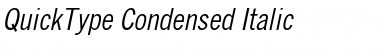 QuickType Condensed Italic