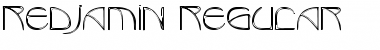 Redjamin Regular Font