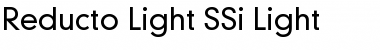 Reducto Light SSi Font